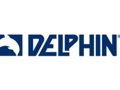 Delphin logo, prodotti chimici piscina marca