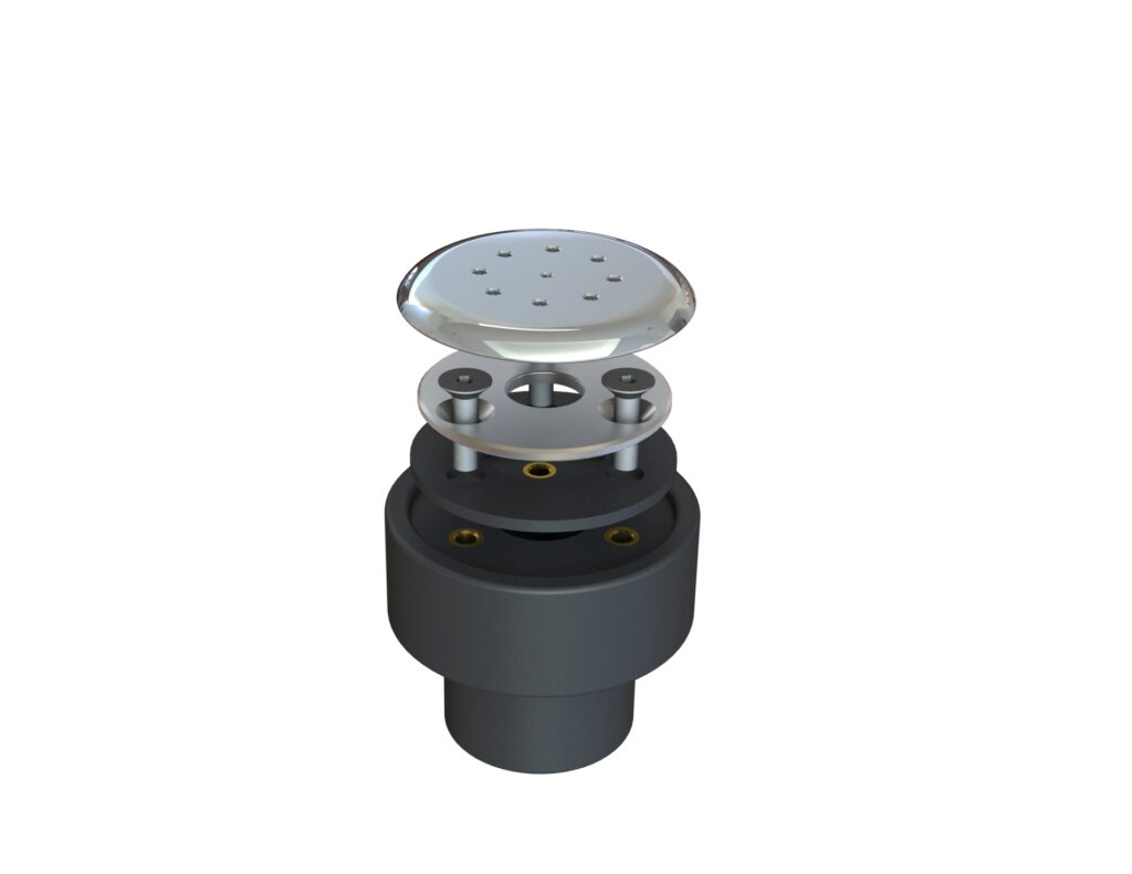 Ugello da parete per piscina con attacco di aspirazione realizzato su misura per Hayward SP1026D